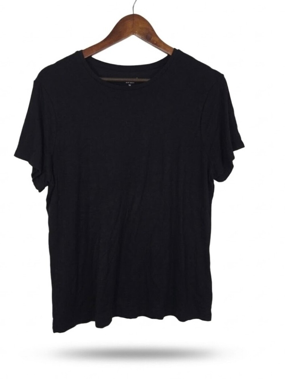Nine West soft spun plain black tee